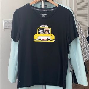 New black taxi Karl Lagerfeld Tshirt